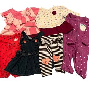 Cute baby girl clothes 👧🏻 size newborn bundle